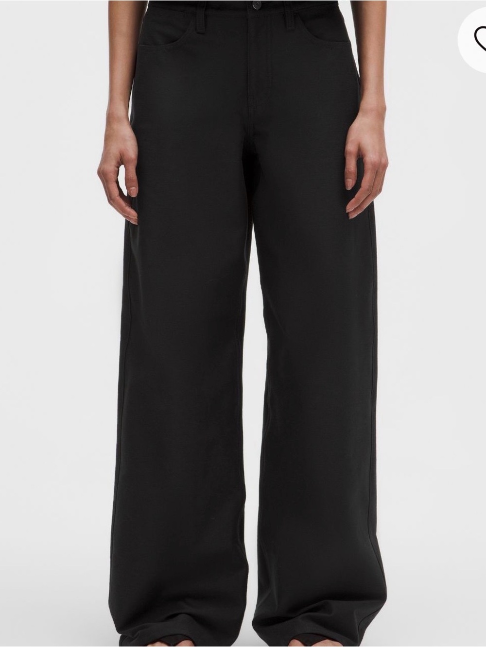 Lululemon easyfive low rise classic wide leg pants
